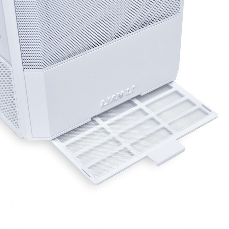 Кутия Lian Li LANCOOL 207 Mid-Tower, Tempered Glass, Бяло, LL-CASE-GELI-964