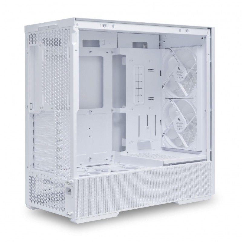 Кутия Lian Li LANCOOL 207 Mid-Tower, Tempered Glass, Бяло, LL-CASE-GELI-964