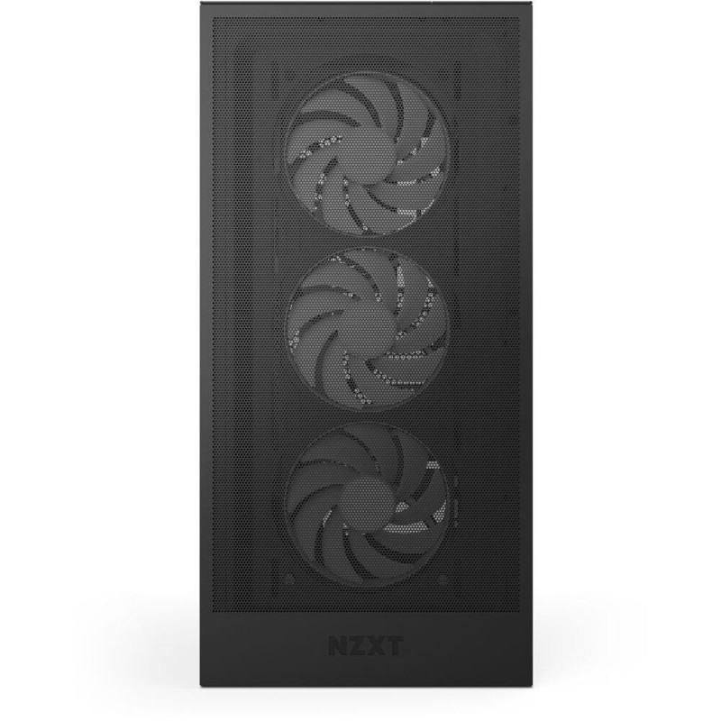 Кутия NZXT H5 Flow RGB 2024 Black, Mid-Tower, NZXT-CASE-H52FB-R1