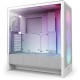 Кутия NZXT H5 Flow RGB 2024 White, Mid-Tower, NZXT-CASE-H52FW-R1