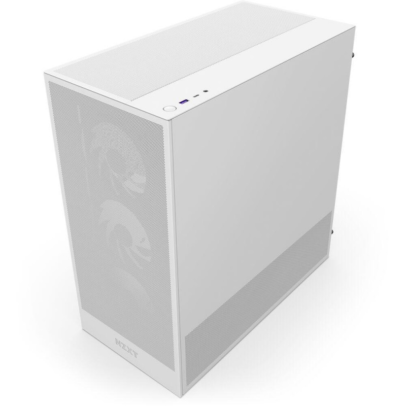 Кутия NZXT H5 Flow RGB 2024 White, Mid-Tower, NZXT-CASE-H52FW-R1