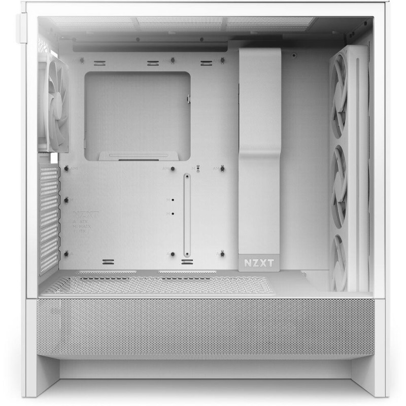 Кутия NZXT H5 Flow RGB 2024 White, Mid-Tower, NZXT-CASE-H52FW-R1