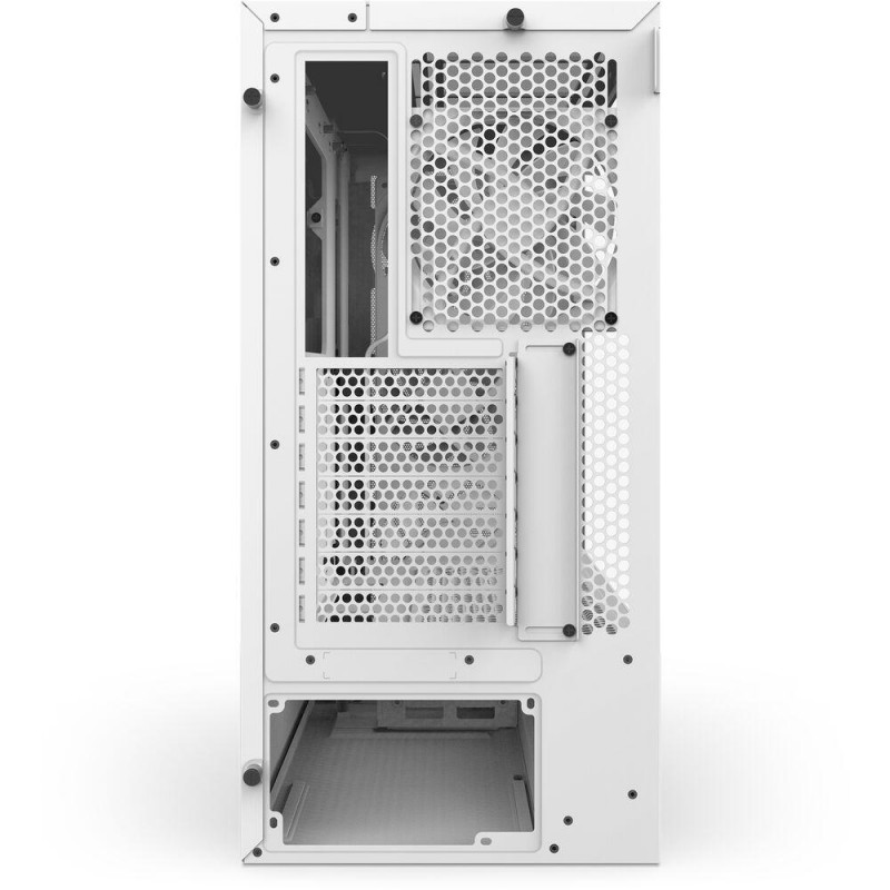 Кутия NZXT H5 Flow RGB 2024 White, Mid-Tower, NZXT-CASE-H52FW-R1