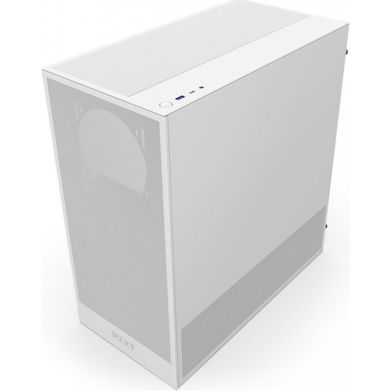 Кутия NZXT H5 Flow RGB 2024 White, Mid-Tower, NZXT-CASE-H52FWW-01