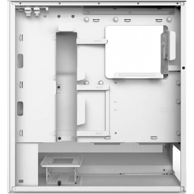 Кутия NZXT H5 Flow RGB 2024 White, Mid-Tower, NZXT-CASE-H52FWW-01