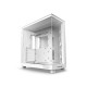 Кутия NZXT H6 Flow Matte White - Middle Tower, NZXT-CASE-CC-H61FW-01