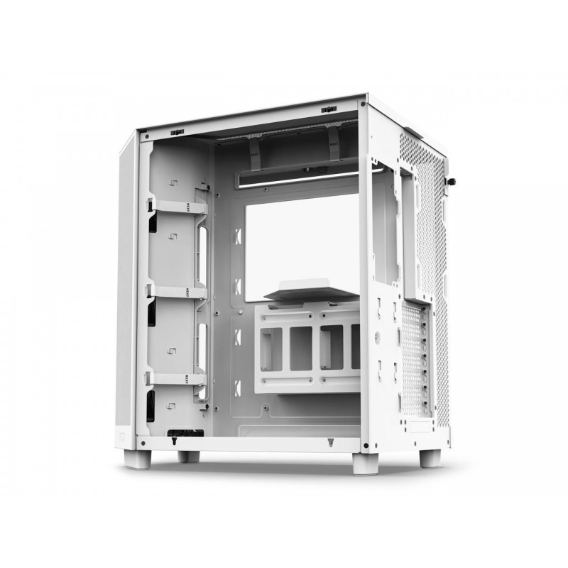 Кутия NZXT H6 Flow Matte White - Middle Tower, NZXT-CASE-CC-H61FW-01