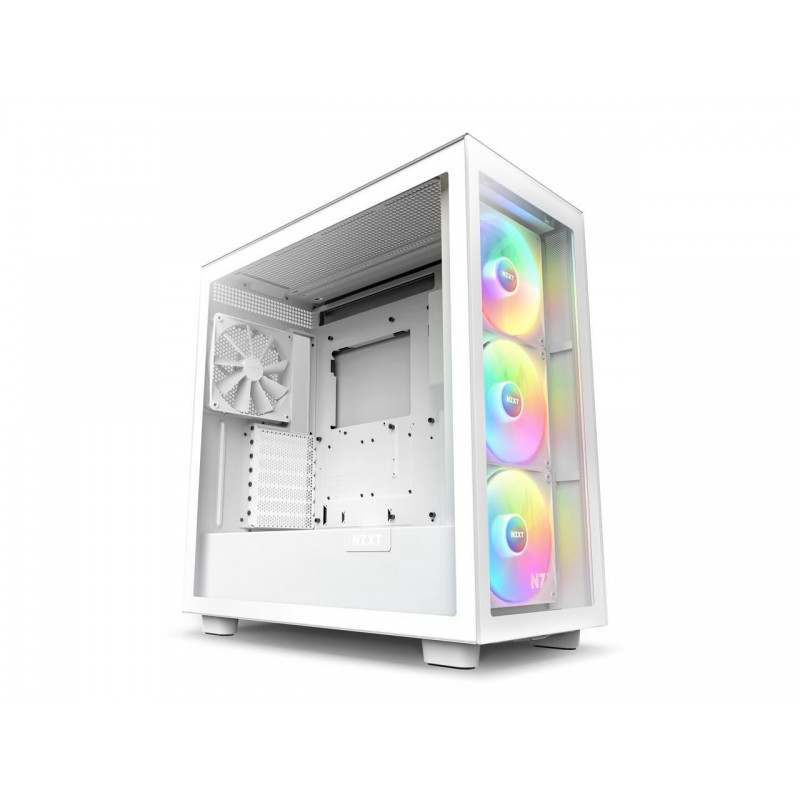 Кутия NZXT H7 Elite 2023 Matte White Mid-Tower, NZXT-CASE-H71EW-02
