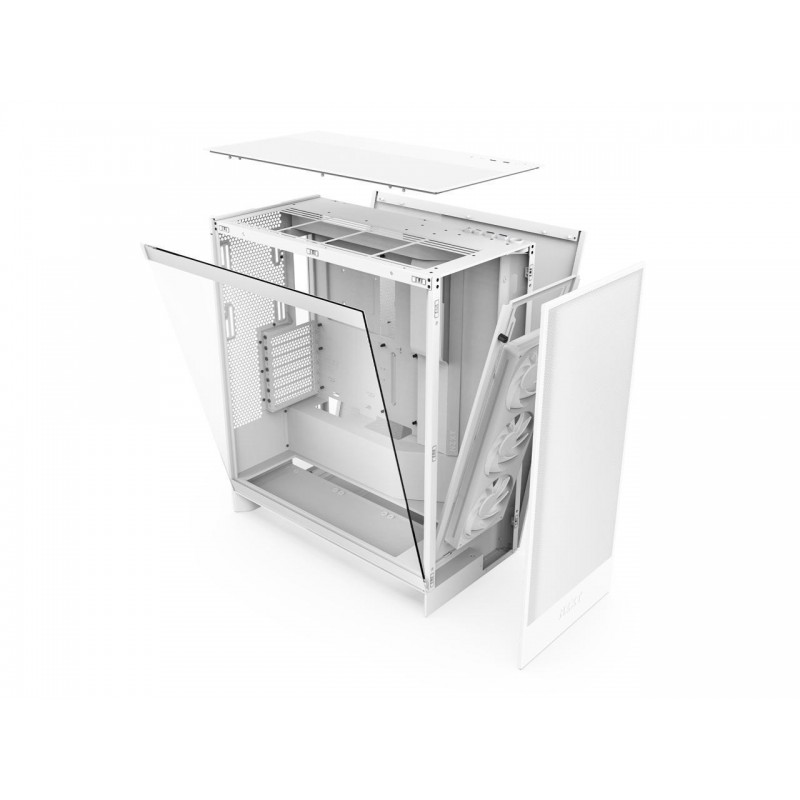 Кутия NZXT H7 Flow 2024 Edition White, NZXT-CASE-H72FW-01