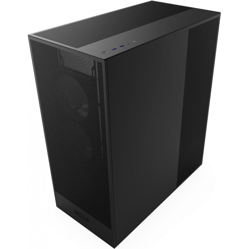 Кутия NZXT H7 Flow RGB 2024 Edition - Black, NZXT-CASE-H72FB-R1