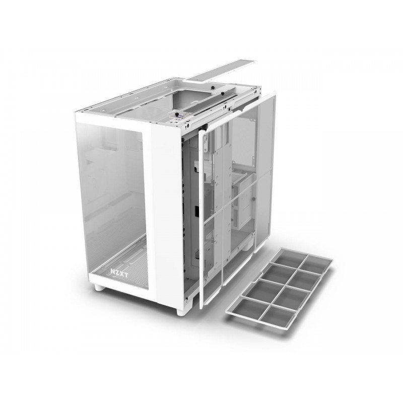 Кутия NZXT H9 Elite Matte White - Middle Tower, NZXT-CASE-H91EW-01