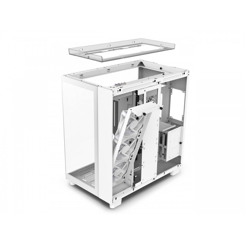 Кутия NZXT H9 Elite Matte White - Middle Tower, NZXT-CASE-H91EW-01
