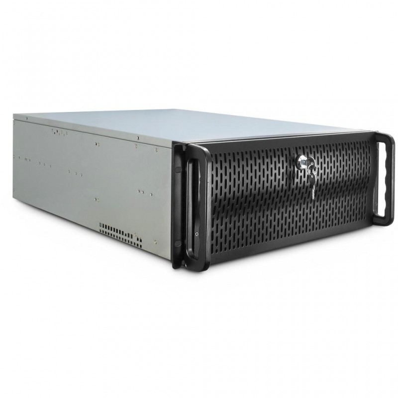 Кутия за сървър InterTech 4U-4129L - Mini ITX, mATX, μATX, ATX, SSI EEB, Чернa, INTER-TECH-CASE-4U-4129L