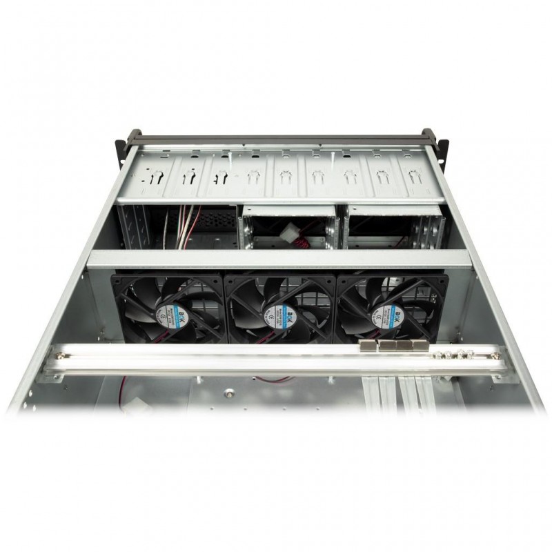 Кутия за сървър InterTech 4U-4129L - Mini ITX, mATX, μATX, ATX, SSI EEB, Чернa, INTER-TECH-CASE-4U-4129L