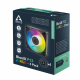 Комплект вентилатори ARCTIC BioniX P12 A-RGB PWM 120mm Daisy Chain - Черен