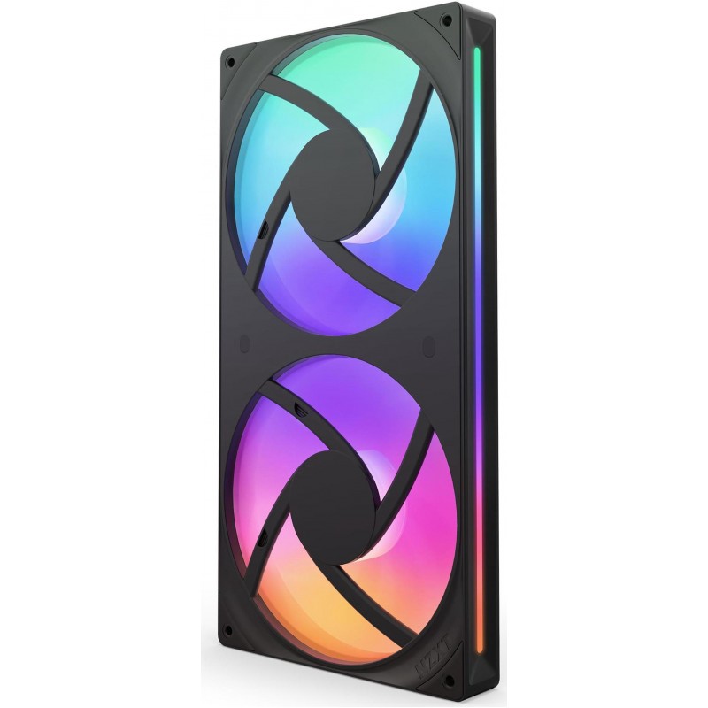 Комплект вентилатори NZXT F280 Black RGB Core, NZXT-FAN-RF-U28HF-B1