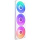 Комплект вентилатори NZXT F360 White RGB Core, NZXT-FAN-RF-U36HF-W1