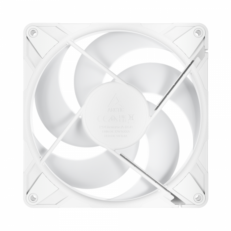 Вентилатор ARCTIC P14 Pro Reverse A-RGB White  140mm PWM - ACFAN00324A