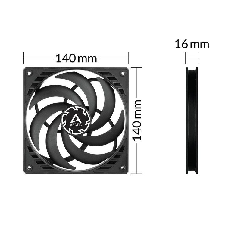 Вентилатор ARCTIC P14 SLIM PWM PST, ARCTIC-FAN-ACFAN00268A