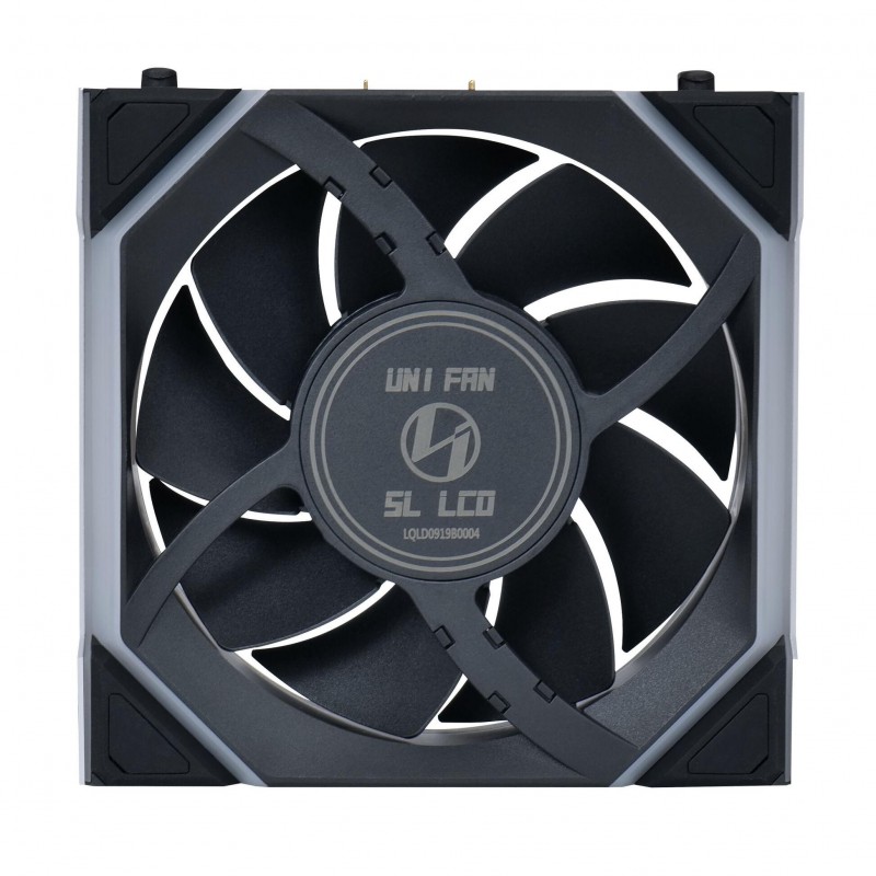 Вентилатор Lian Li UNI FAN SL Wireless LCD ARGB PWM - 120 mm Черен, LL-FAN-LULI-095
