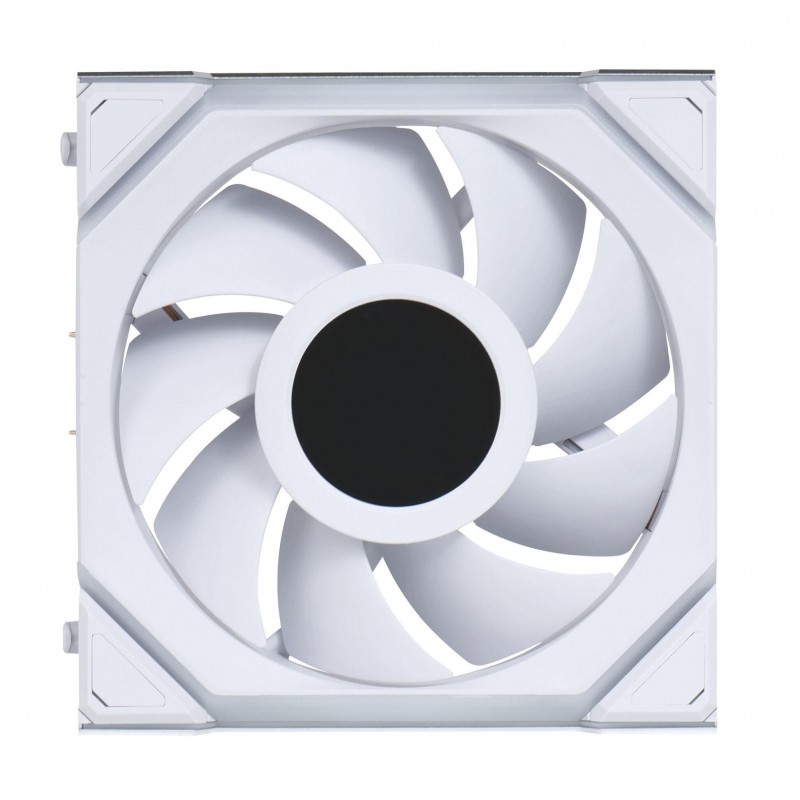 Вентилатор Lian Li UNI FAN SL Wireless LCD ARGB PWM - 120 mm Бял, LL-FAN-LULI-096