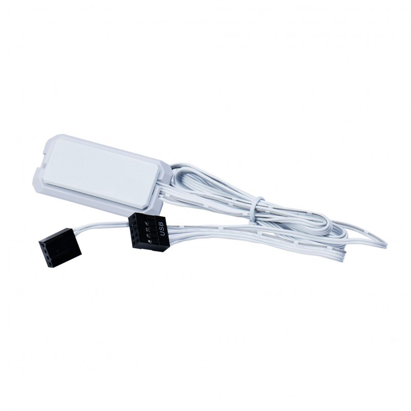 Вентилатор Lian Li UNI FAN SL Wireless LCD ARGB PWM - 120 mm Бял, LL-FAN-LULI-096