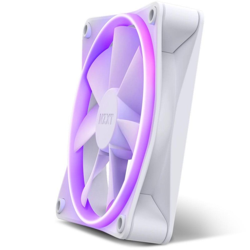 Вентилатор NZXT F120 RGB Бял, NZXT-FAN-RF-R12SF-W1