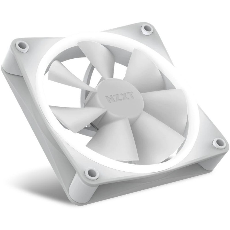 Вентилатор NZXT F120 RGB Бял, NZXT-FAN-RF-R12SF-W1