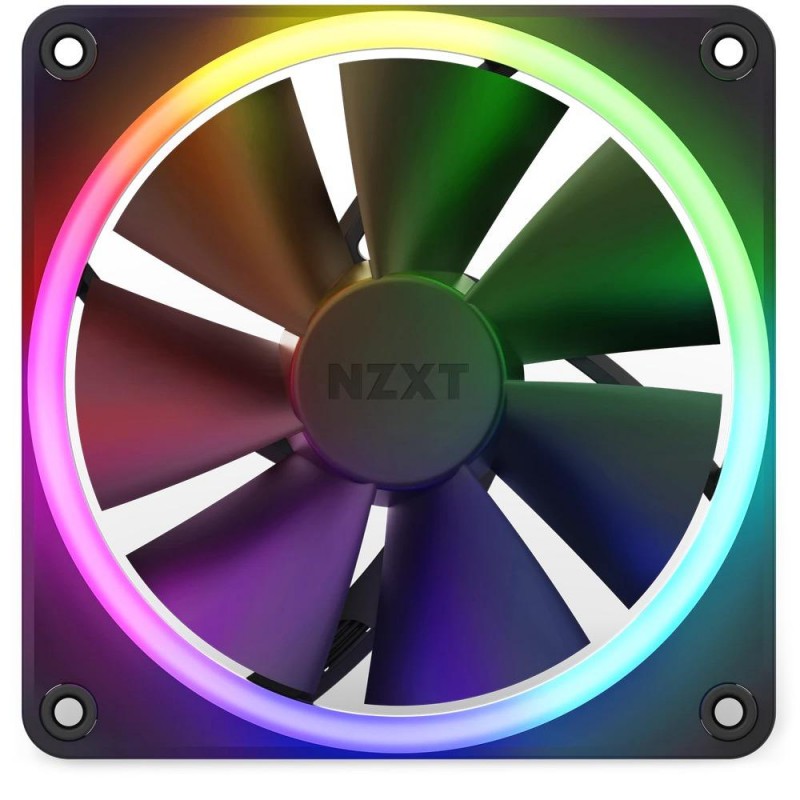 Вентилатор NZXT F120 RGB Черен, NZXT-FAN-RF-R12SF-B1