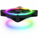 Вентилатор NZXT F120 RGB Duo, Черен, NZXT-FAN-RF-D12SF-B1