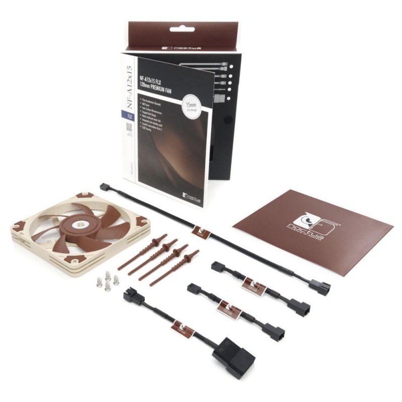 Вентилатор Noctua NF-A12x15 FLX, 120 mm, NOCTUA-FAN-NF-A12X15-FLX