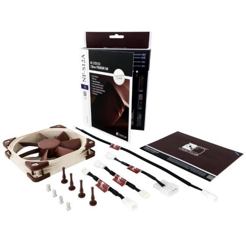 Вентилатор Noctua NF-S12A FLX 120mm, NOCTUA-FAN-NF-S12A-FLX