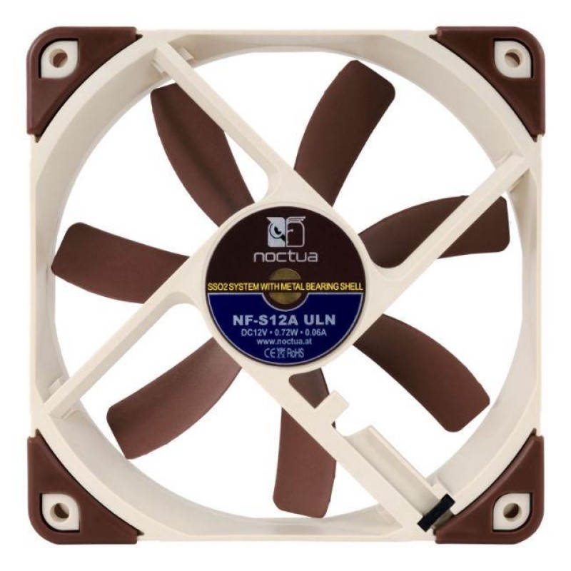Вентилатор Noctua NF-S12A ULN 120mm, NOCTUA-FAN-NF-S12A-ULN