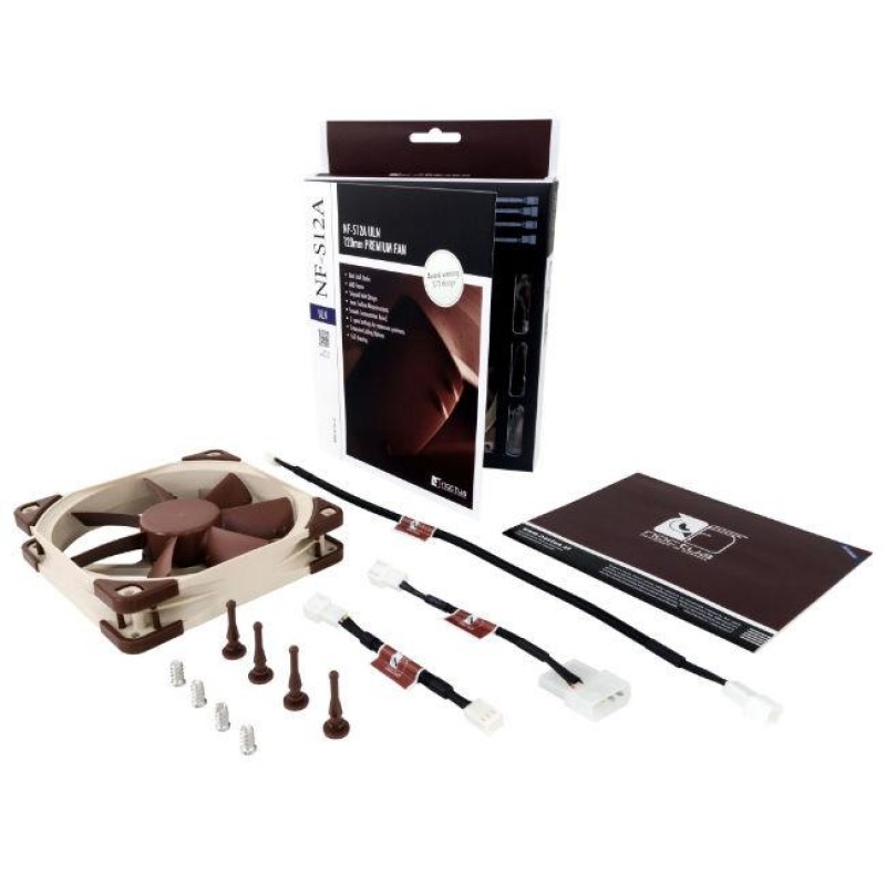 Вентилатор Noctua NF-S12A ULN 120mm, NOCTUA-FAN-NF-S12A-ULN