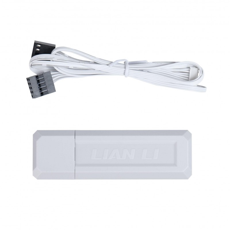 Вентилатори 3бр Lian Li UNI FAN SL Wireless ARGB PWM - 120 mm Бели + Контролер, LL-FAN-LULI-092