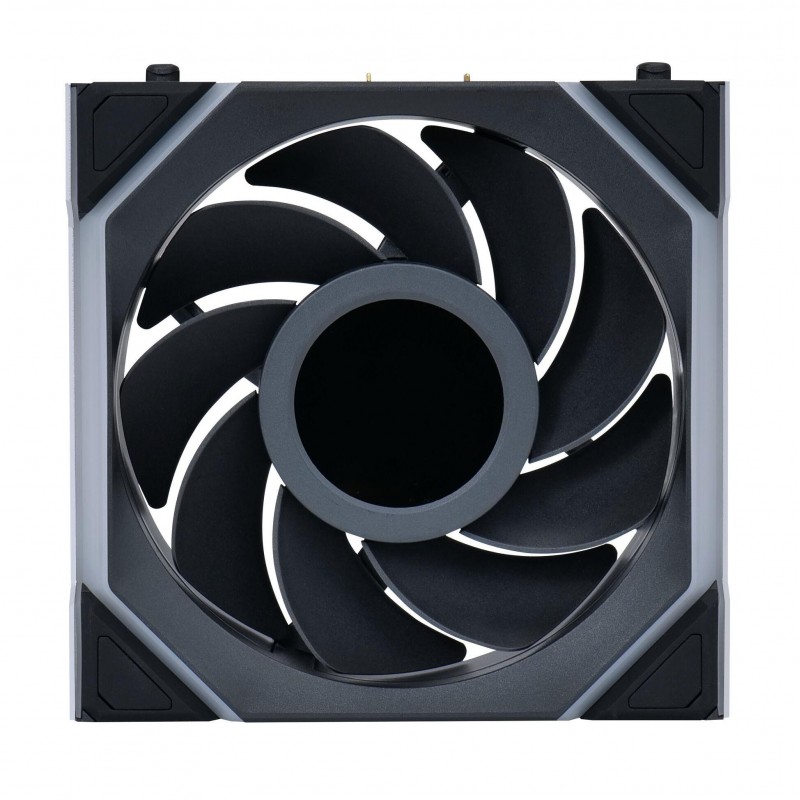 Вентилатори 3бр Lian Li UNI FAN SL Wireless LCD Reverse Blade ARGB PWM - 120 mm Черни, LL-FAN-LULI-101