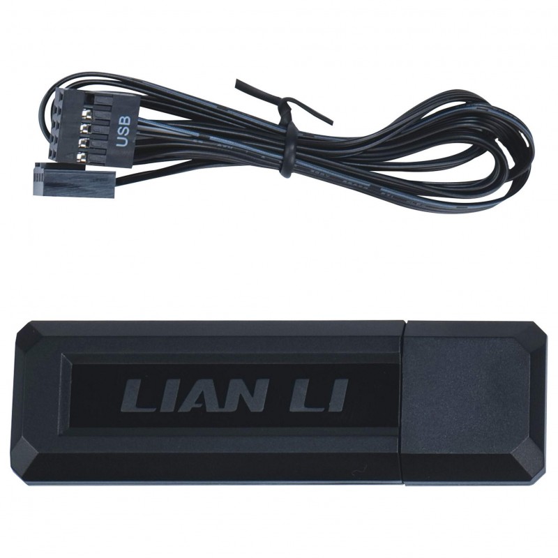 Вентилатори 3бр Lian Li UNI FAN SL Wireless LCD Reverse Blade ARGB PWM - 120 mm Черни, LL-FAN-LULI-101