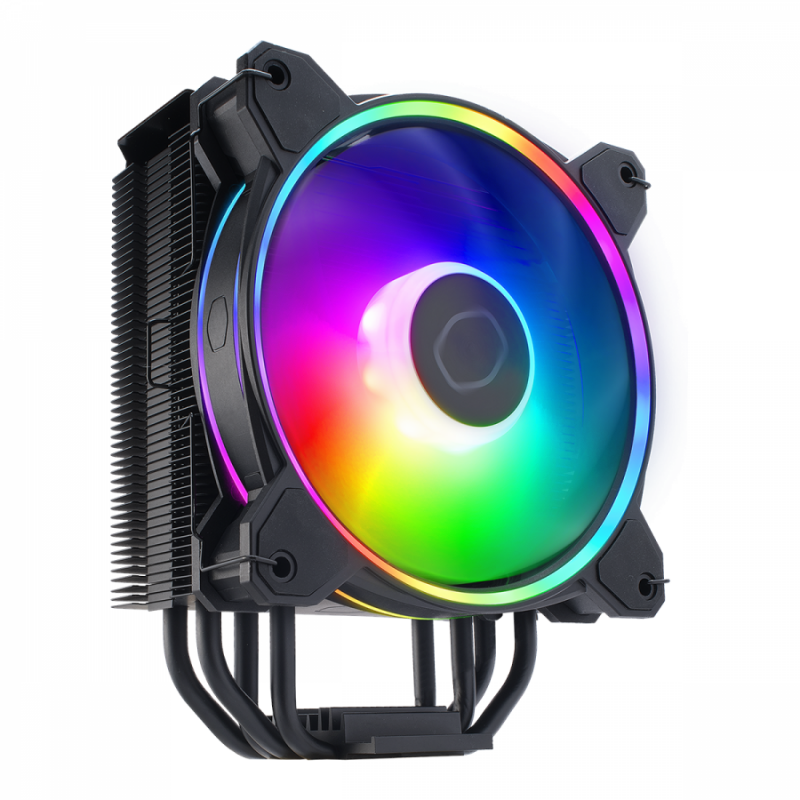 Охладител за процесор Cooler Master Hyper 212 HALO Black Edition, AMD/INTEL, CM-FAN-RR-S4KK-20PA-R1