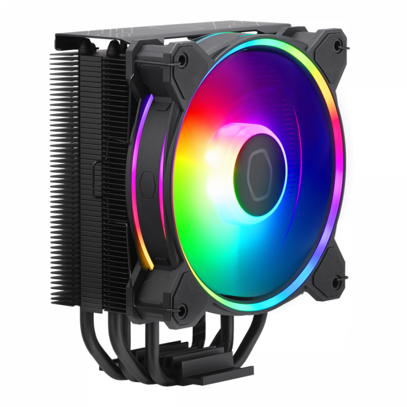 Охладител за процесор Cooler Master Hyper 212 HALO Black Edition, AMD/INTEL, CM-FAN-RR-S4KK-20PA-R1