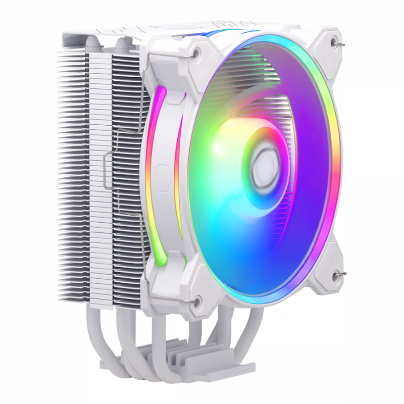 Охладител за процесор Cooler Master Hyper 212 HALO White Edition, AMD/INTEL, CM-FAN-RR-S4WW-20PA-R1