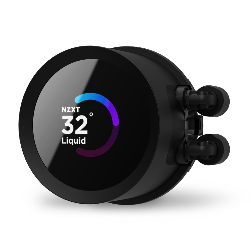 Охладител за процесор NZXT Kraken 240 RGB Black, LCD Display, NZXT-FAN-RL-KR240-B1