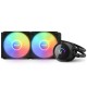 Охладител за процесор NZXT Kraken 240 RGB Black, LCD Display, NZXT-FAN-RL-KR240-B1