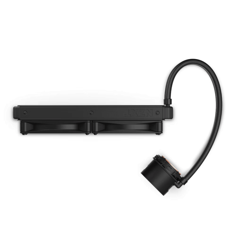 Охладител за процесор NZXT Kraken 280 Black - LCD Display, NZXT-FAN-RL-KN280-B1
