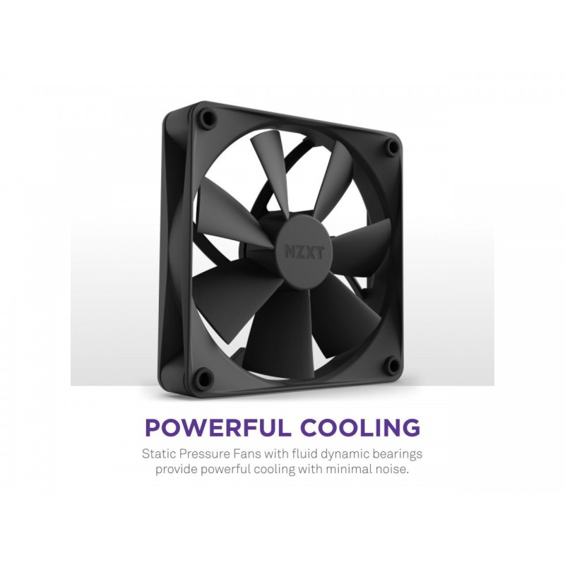 Охладител за процесор NZXT Kraken 360 Black, LCD Display, NZXT-FAN-RL-KN360-B1