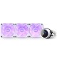 Охладител за процесор NZXT Kraken 360 RGB White, LCD Display, NZXT-FAN-RL-KR360-W1