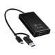 Кепчер j5create JVA11, HDMI - USB-C, 4K, Черен, J5-JVA11