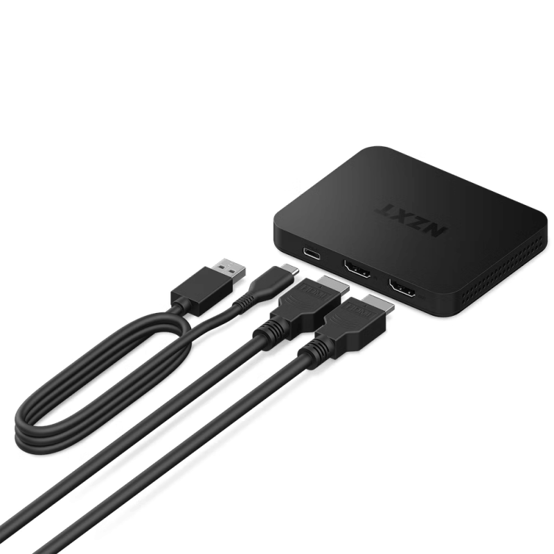 Външен кепчър NZXT Signal HD60 - 2 x HDMI, USB-C, NZXT-AC-ST-EESC1-WW