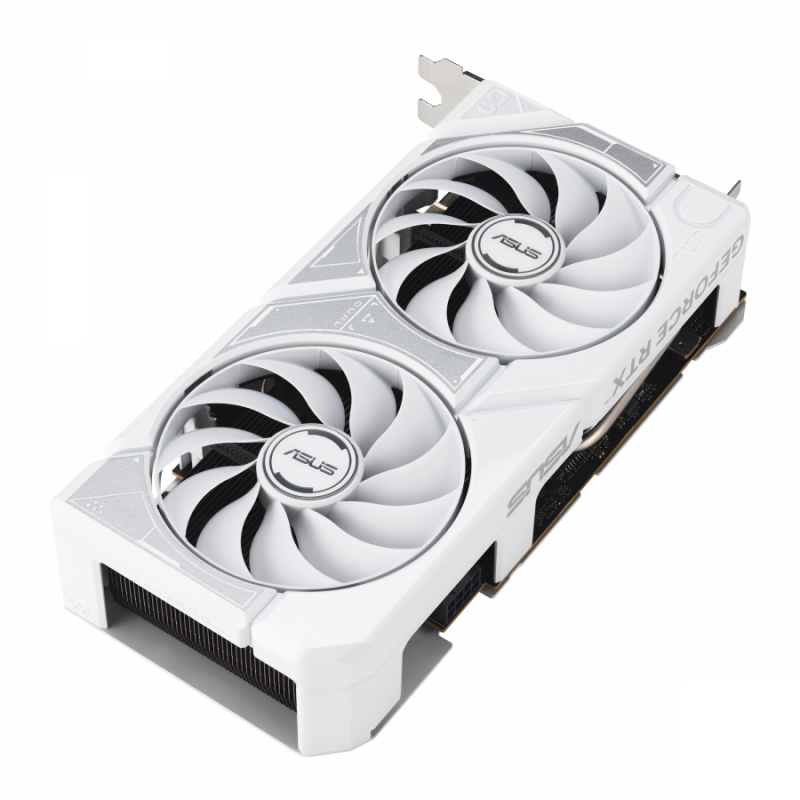 Видео карта ASUS DUAL RTX 5060 White Edition OC 8GB GDDR7