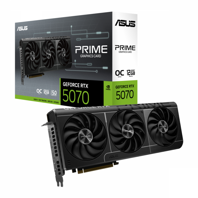 Видео карта ASUS PRIME RTX 5070 OC 12GB GDDR7, ASUS-VC-PRIME-RTX5070-O12