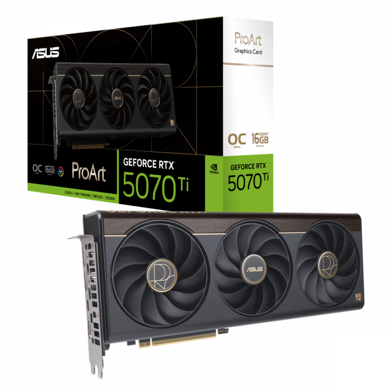 Видео карта ASUS ProArt RTX 5070 TI OC Edition 16GB GDDR7